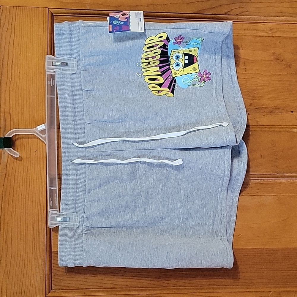 NWT Sponge Bob sleep shorts. Size XXXL Color is gray .